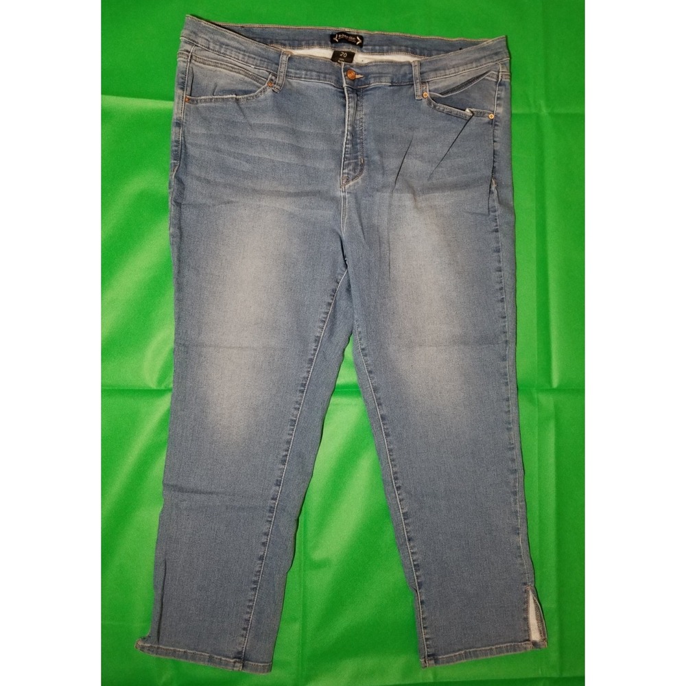 Nanette Lepore Women Sz 20 Jeans Belle High Rise Ankle Skinny Retro Boho Cottage
